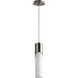 Ellipse LED 4 inch Satin Nickel Pendant Ceiling Light