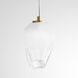 Vivo LED 4.75 inch Aged Brass Pendant Ceiling Light