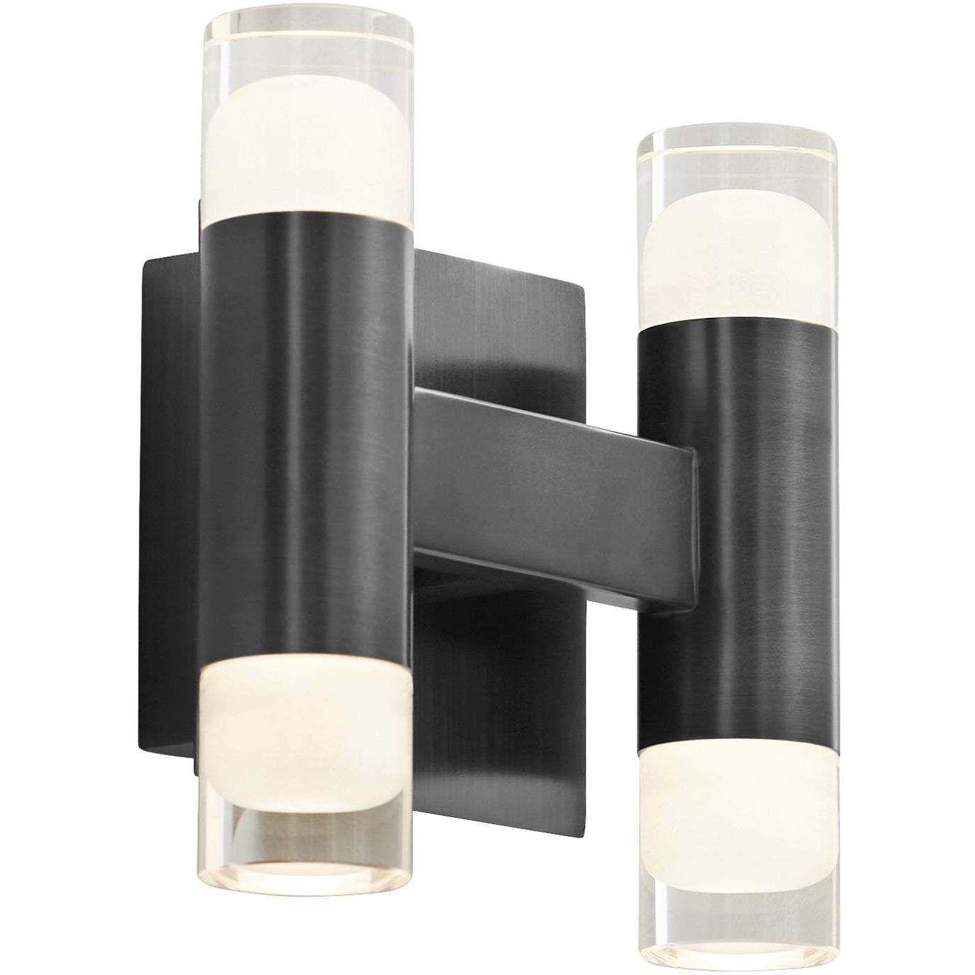 Alarum 4 Light 8 inch Black Sconce Wall Light