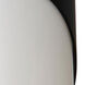 Ellipse LED 6 inch Black Flush Mount Ceiling Light