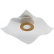 Medusa LED 20 inch Aged Brass Flush Mount Ceiling Light