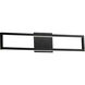 Xanni LED 25 inch Black Vanity Light Wall Light