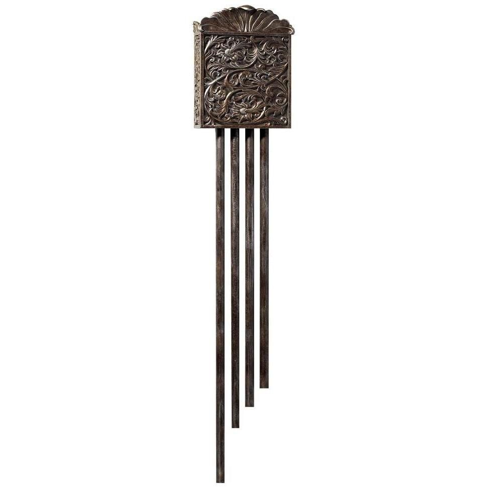 Westminster Carved Renaissance Crackle Long Chime, Carved Long