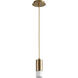Magneta 1 Light 3 inch Aged Brass Pendant Ceiling Light