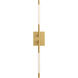 Palillos LED 5.5 inch Aged Brass Sconce Wall Light