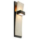 Dario 2 Light 4.25 inch Black/Weathered Oak Sconce Wall Light