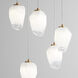 Vivo LED 15.25 inch Aged Brass Pendant Ceiling Light