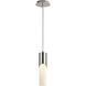 Ellipse LED 3 inch Polished Nickel Pendant Ceiling Light