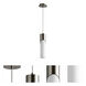 Ellipse LED 4 inch Satin Nickel Pendant Ceiling Light