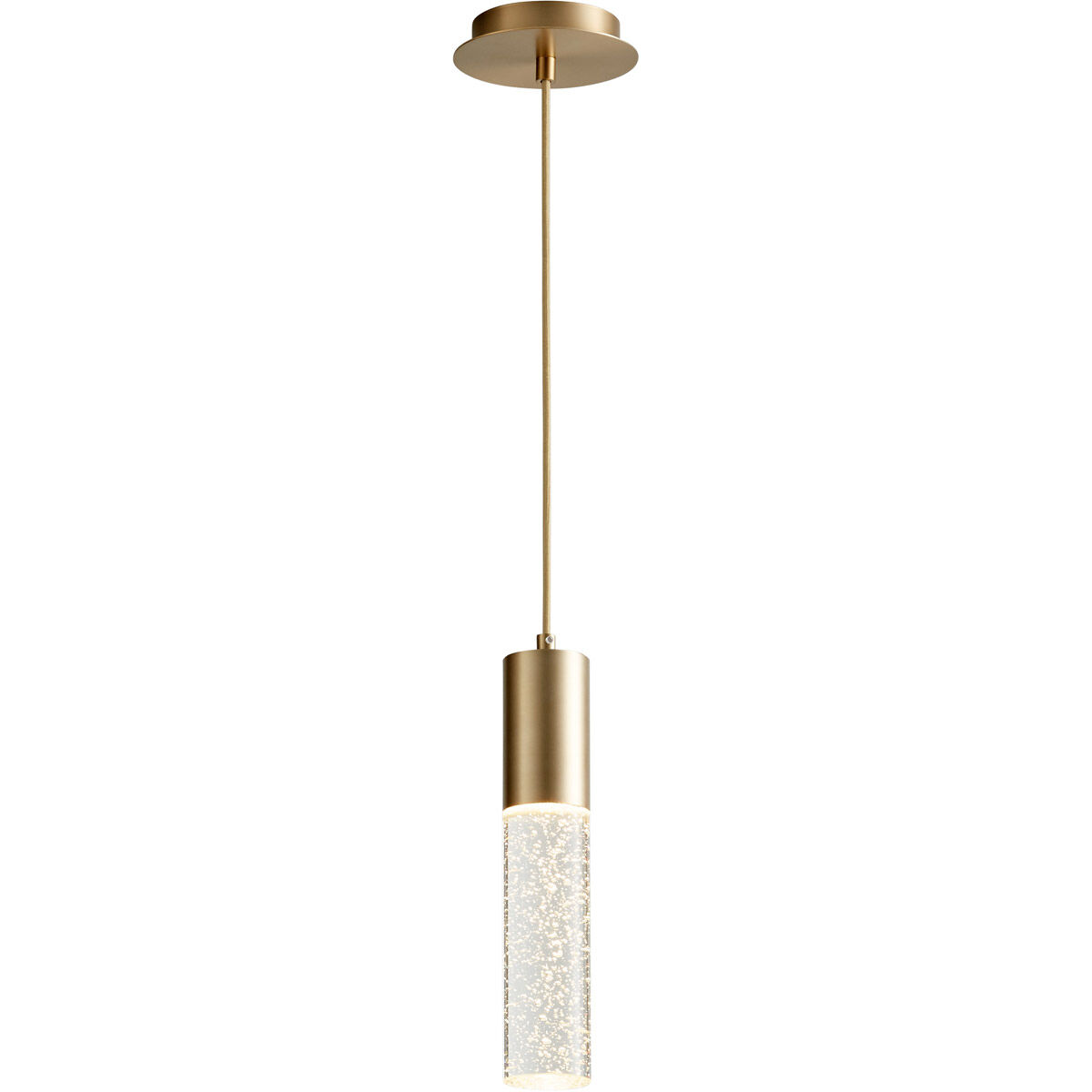 Spirit LED 3 inch Aged Brass Pendant Ceiling Light