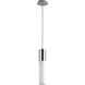 Magnum 1 Light 4 inch Polished Chrome Pendant Ceiling Light
