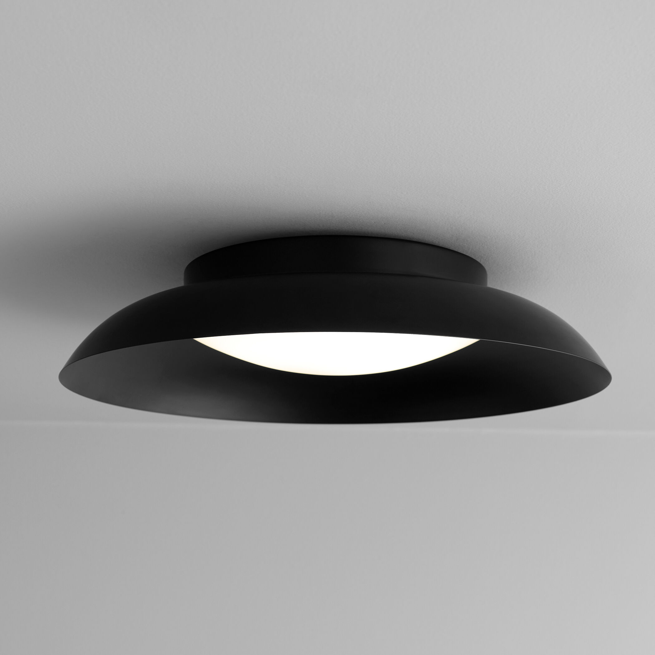 Bongo LED 19.75 inch Black Flush Mount Ceiling Light