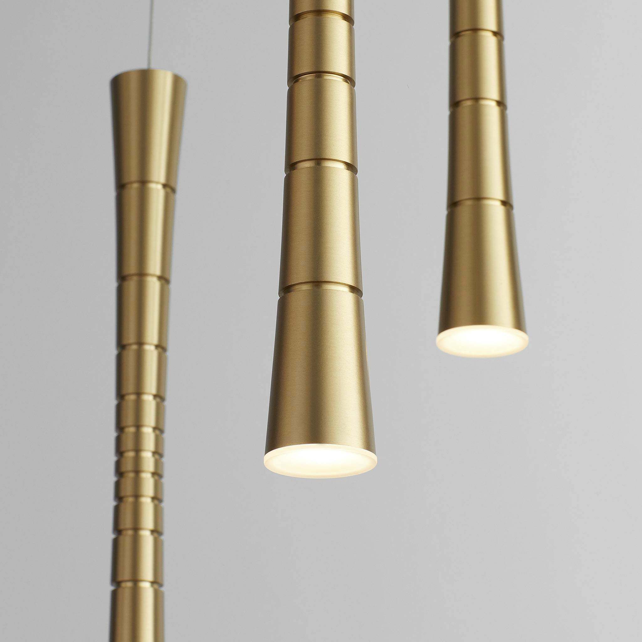 Sabre 5 Light 16 inch Aged Brass Pendant Ceiling Light