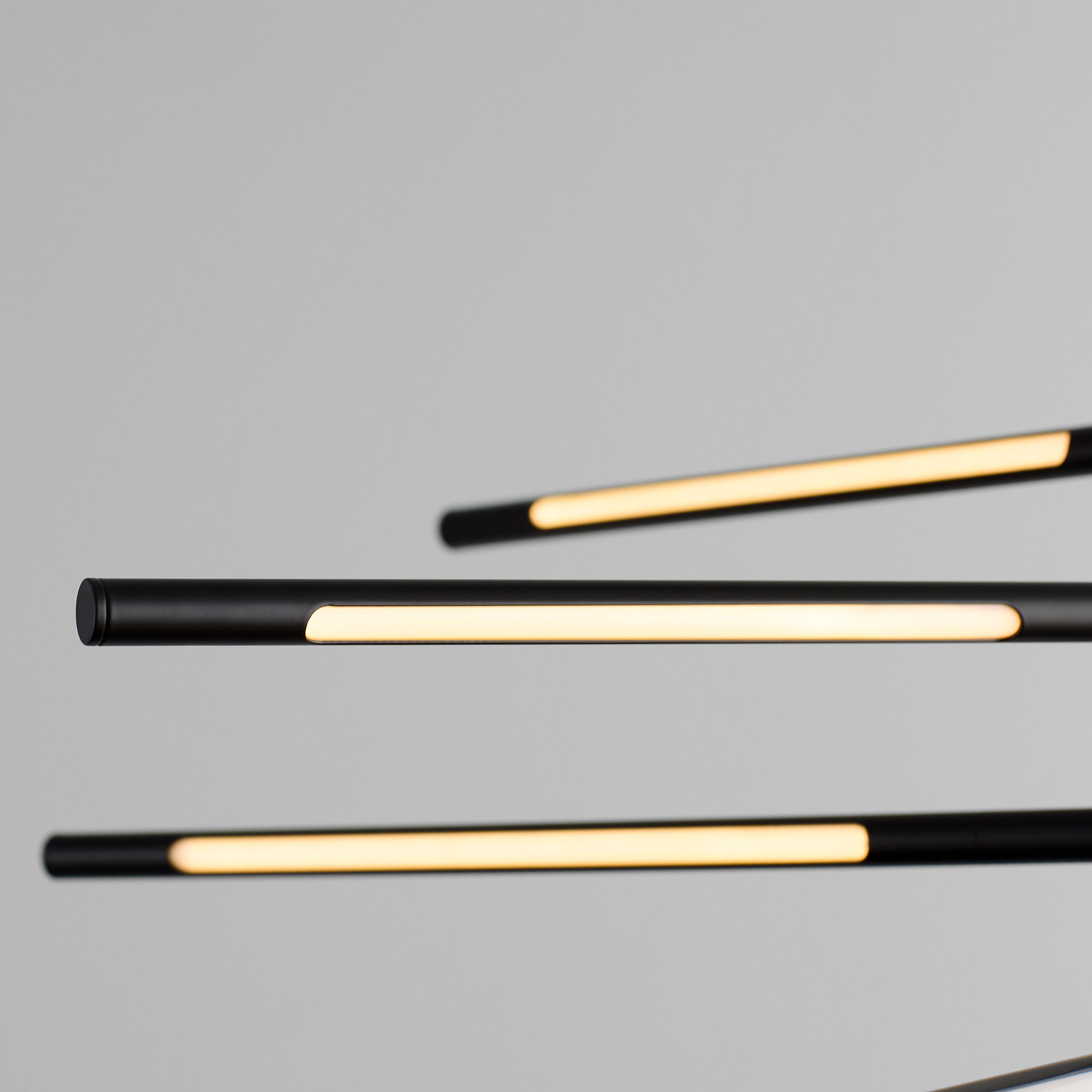 Palillos LED 33 inch Black Pendant Ceiling Light