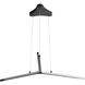 Estrella LED 40 inch Black Pendant Ceiling Light