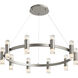 Alarum LED 36 inch Black Pendant Ceiling Light