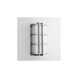 Telshor 2 Light 17 inch Satin Nickel Outdoor Wall Light