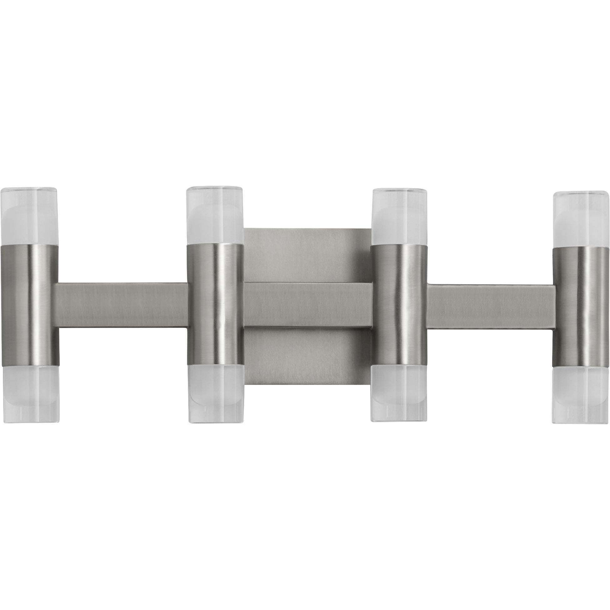 Alarum 8 Light 21 inch Satin Nickel Vanity Light Wall Light