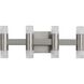 Alarum 8 Light 21 inch Satin Nickel Vanity Light Wall Light