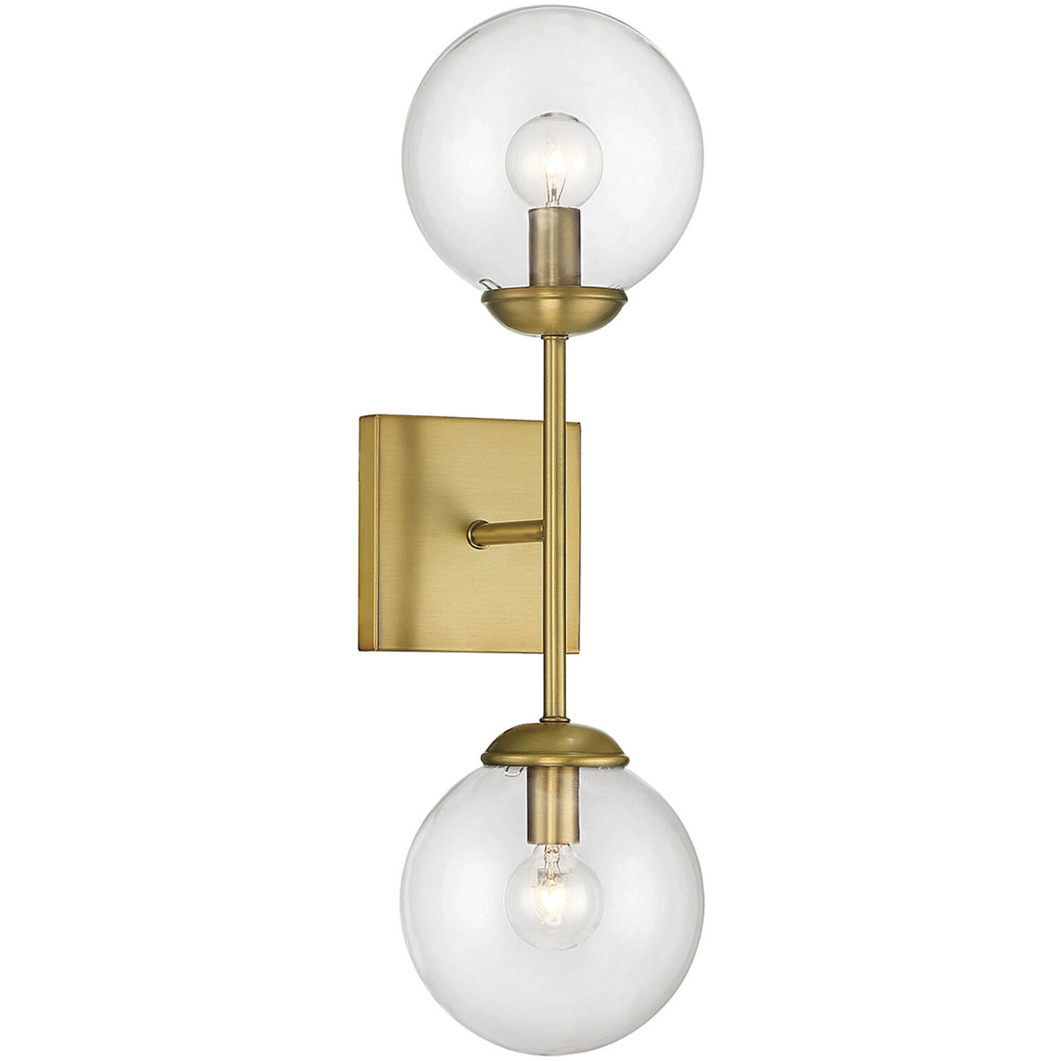 Mid-Century Modern 2 Light 6.00 inch Wall Sconce
