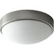 Journey 2 Light 11 inch Satin Nickel Flush Mount Ceiling Light