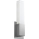 Vega 1 Light 5 inch Satin Nickel Sconce Wall Light