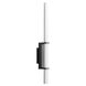 Wand 1 Light 3 inch Black Sconce Wall Light