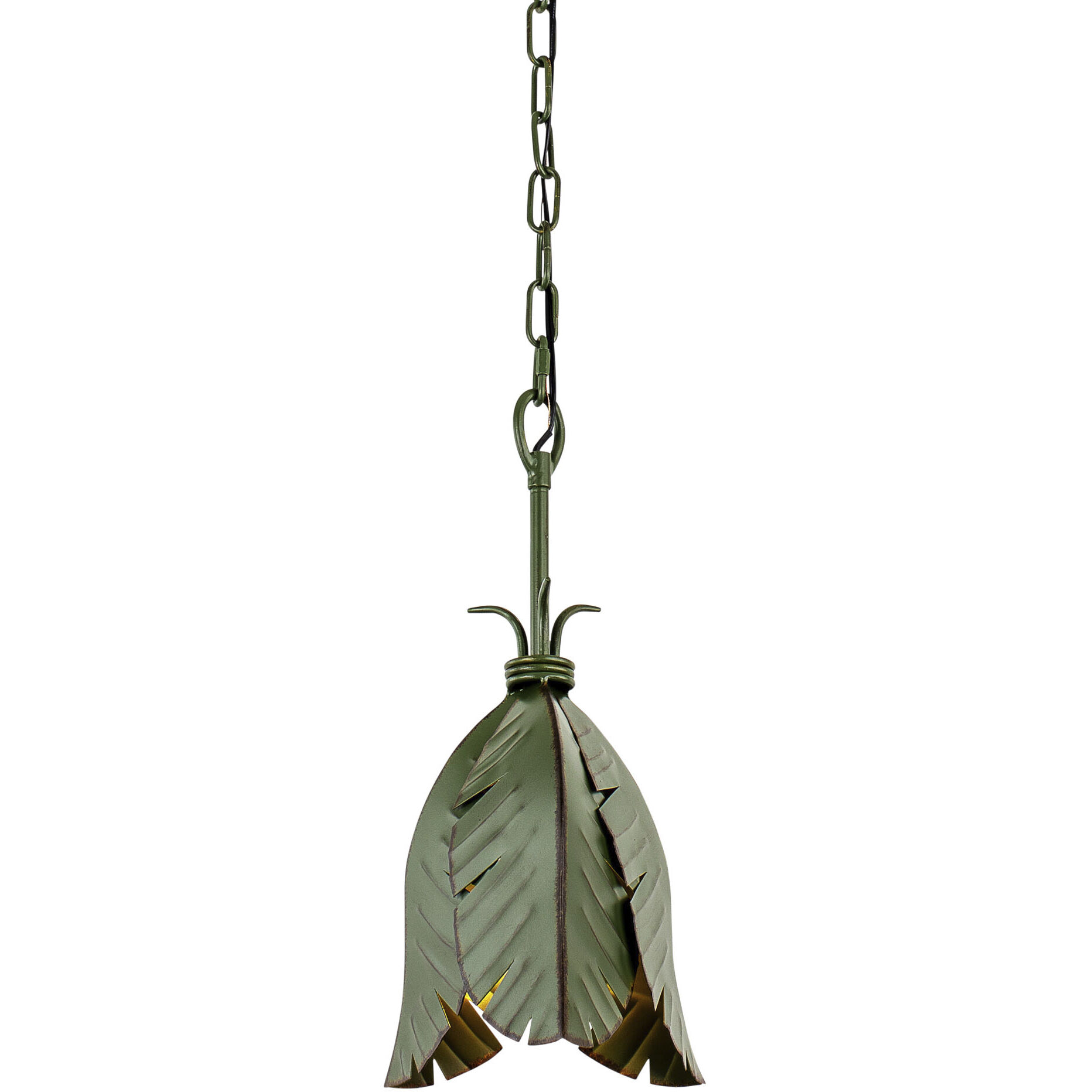 Banana Leaf 1 Light 9 inch Banana Leaf Mini Pendant Ceiling Light