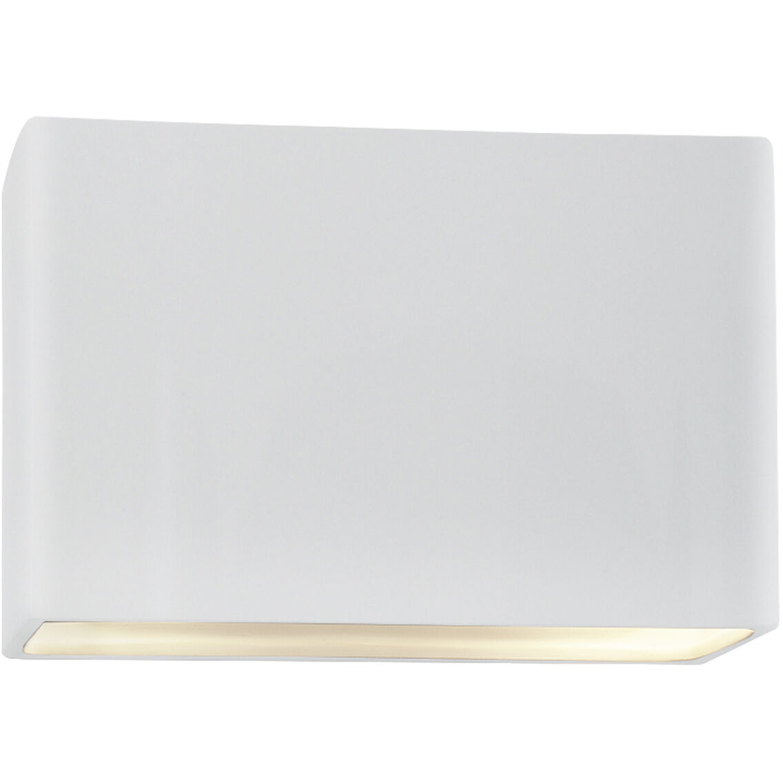 Ambiance Collection LED 10 inch Gloss White Outdoor Wall Sconce