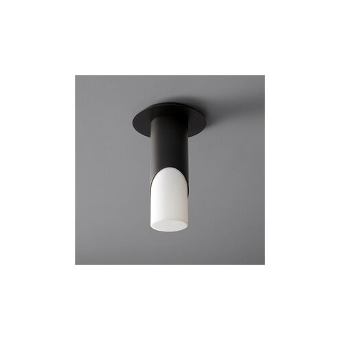 Ellipse LED 6 inch Black Flush Mount Ceiling Light