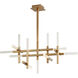 Atlantis LED 18 inch Aged Brass Pendant Ceiling Light