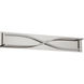 Hyperion 2 Light 34 inch Polished Nickel Vanity Light Wall Light