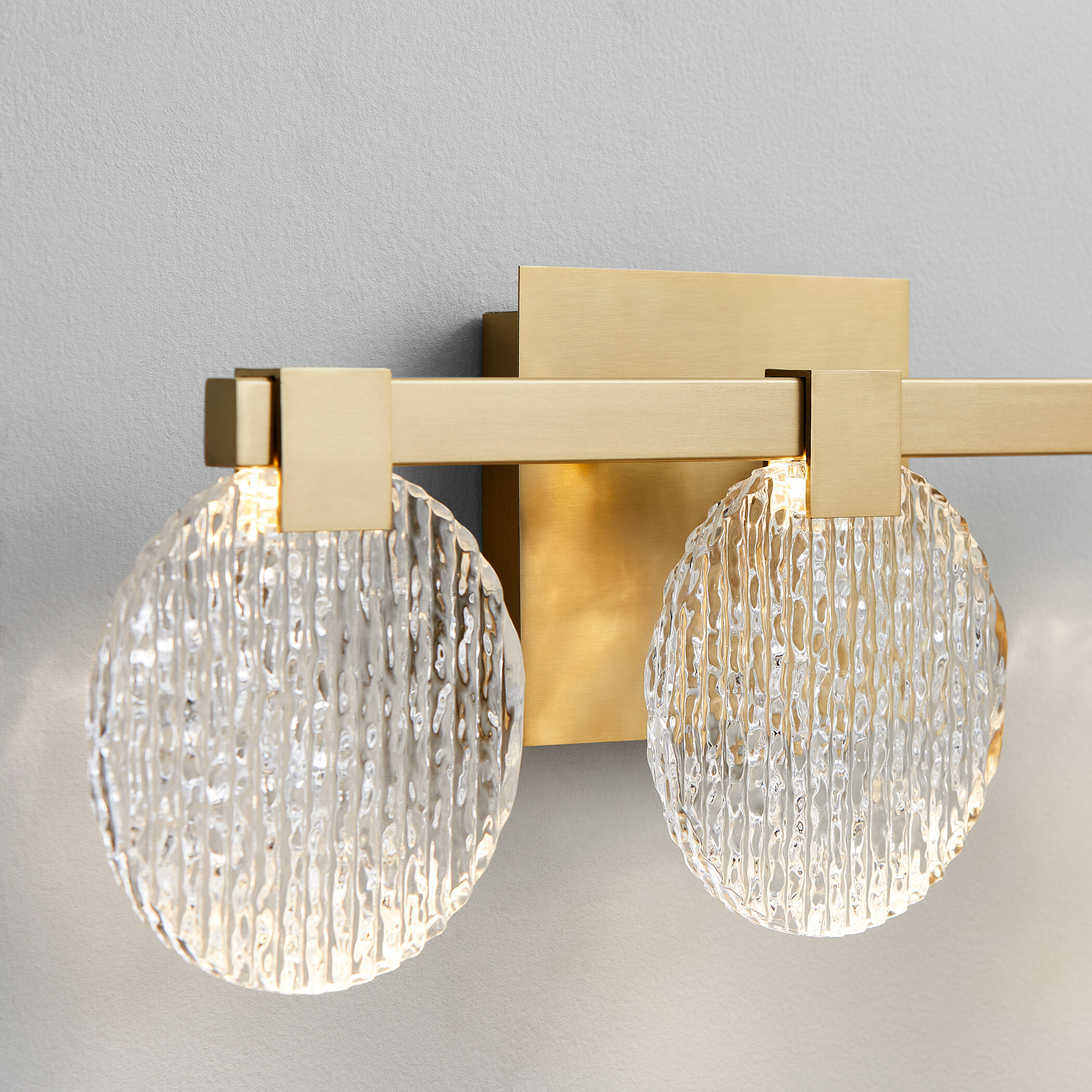 Axiom 3 Light 22 inch Aged Brass Vanity Light Wall Light