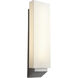Polaris 1 Light 5.75 inch Satin Nickel Sconce Wall Light
