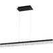 Landon 1 Light 40 inch Black Linear Pendant Ceiling Light