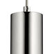 Ellipse LED 3 inch Polished Nickel Pendant Ceiling Light