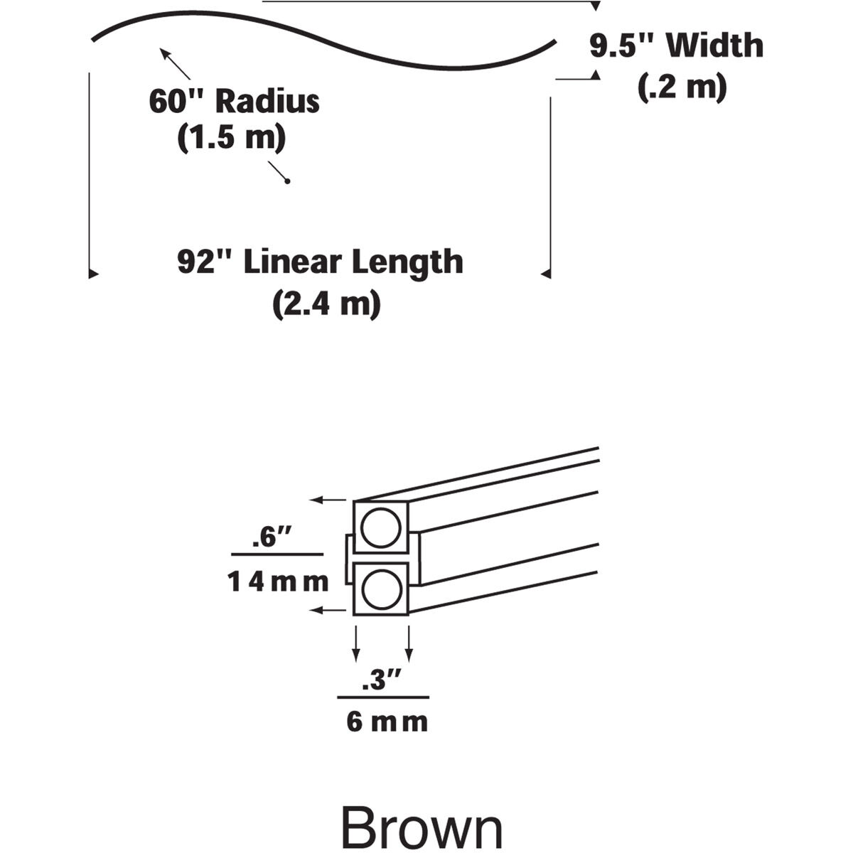 Monorail Antique Bronze Rail S Curve Ceiling Light
