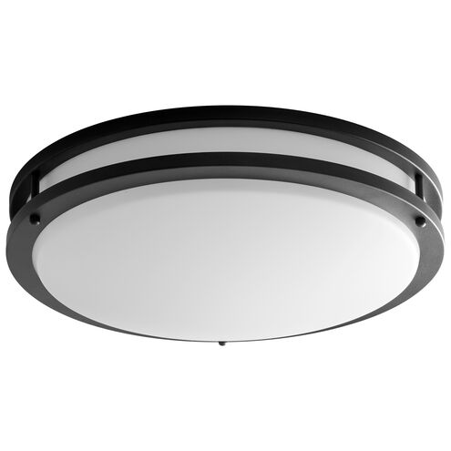 Oracle 2 Light 18 inch Black Flush Mount Ceiling Light
