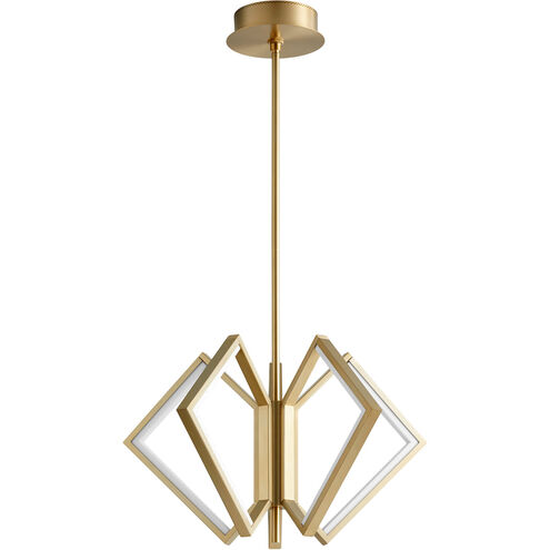 Acadia LED 25 inch Aged Brass Pendant Ceiling Light