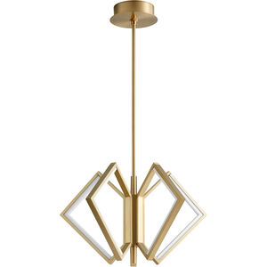 Acadia LED 25 inch Aged Brass Pendant Ceiling Light