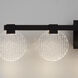 Axiom 5 Light 38 inch Black Vanity Light Wall Light