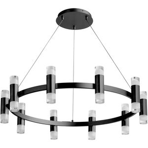 Alarum LED 36 inch Black Pendant Ceiling Light
