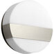 Aurora LED 6 inch Satin Nickel Sconce Wall Light
