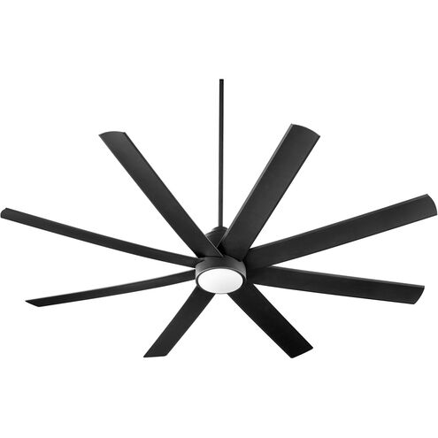Cosmo 70 inch Noir Indoor Outdoor Fan in Black