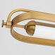 Braem 7 inch Brushed Brass Chandelier Ceiling Light