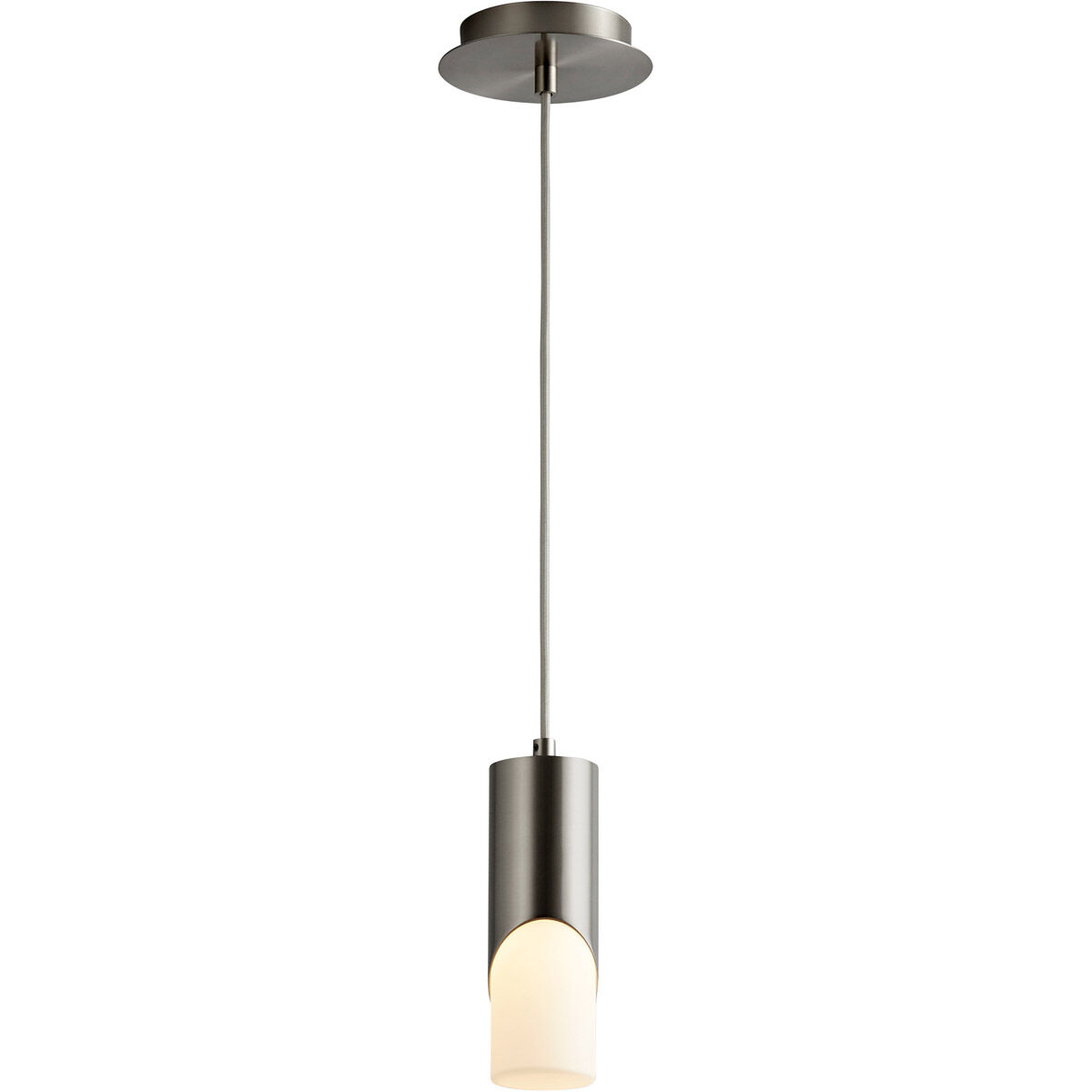 Ellipse LED 2.75 inch Satin Nickel Pendant Ceiling Light
