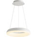 Roswell LED 16 inch White Pendant Ceiling Light