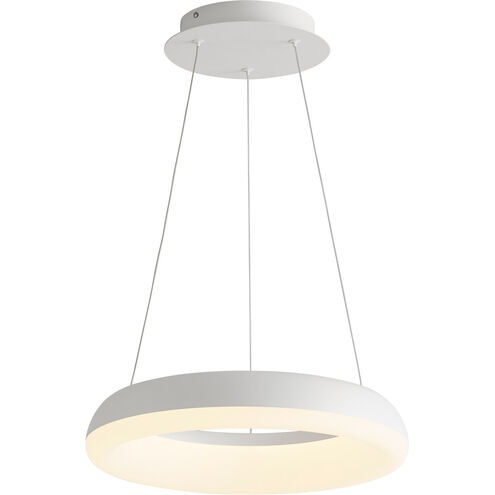 Roswell LED 16 inch White Pendant Ceiling Light