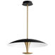 Spacely 1 Light 26 inch Black/Aged Brass Pendant Ceiling Light