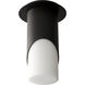 Ellipse LED 6 inch Black Flush Mount Ceiling Light